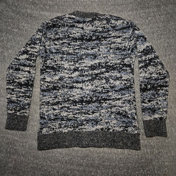 Athleta Textured Westlake Cardigan Merino Wool Blend Grey Blue Size XS - Picture 4 of 6